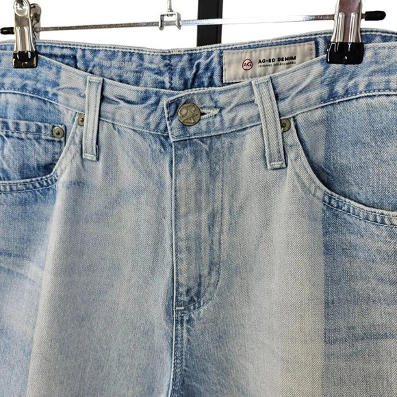 AG Adriano Goldschmied The Phoebe Vintage High Waisted Tapered Leg Raw Edge  28 - Picture 6 of 10